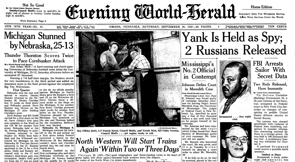 World-Herald front page